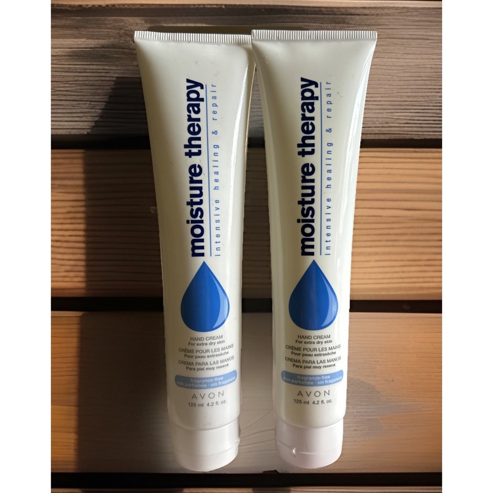 Avon Moisture Therapy Intensive Healing Hand Cream Extra Dry Skin 4.2 OZ Lot 2